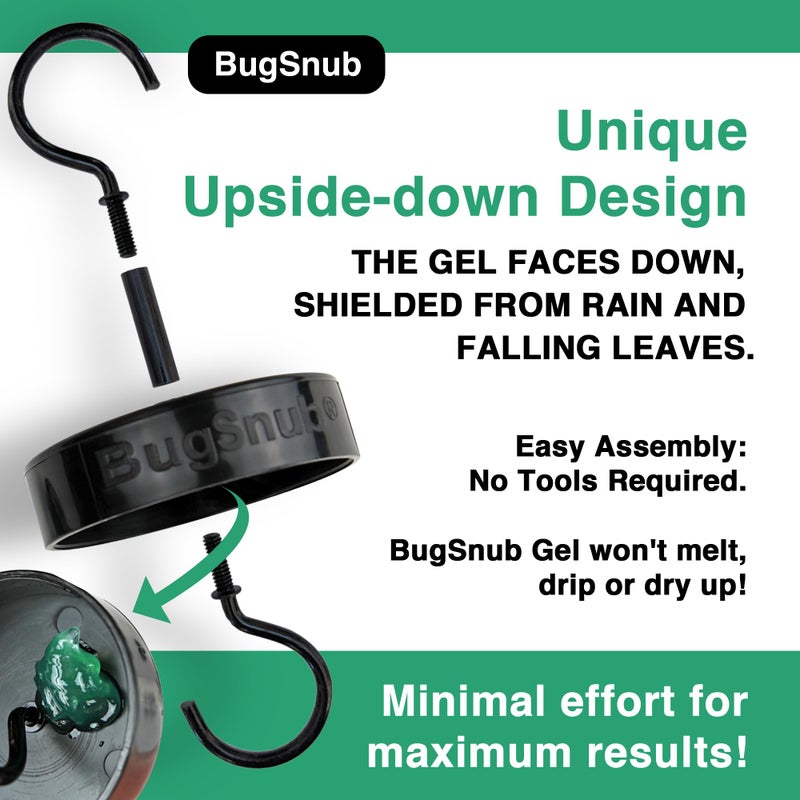 BugSnub Hanging Ant Guard (1-Pack)- Ant Defense for Hummingbird Feeders, Unique Upside-Down Design, No Liquid Moat - Image 5